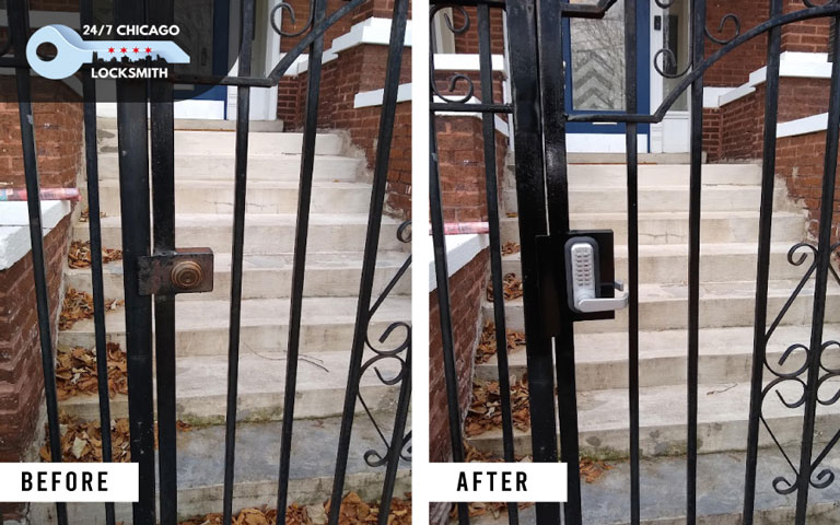 Iron Gate Welding Lock Service in Chicago