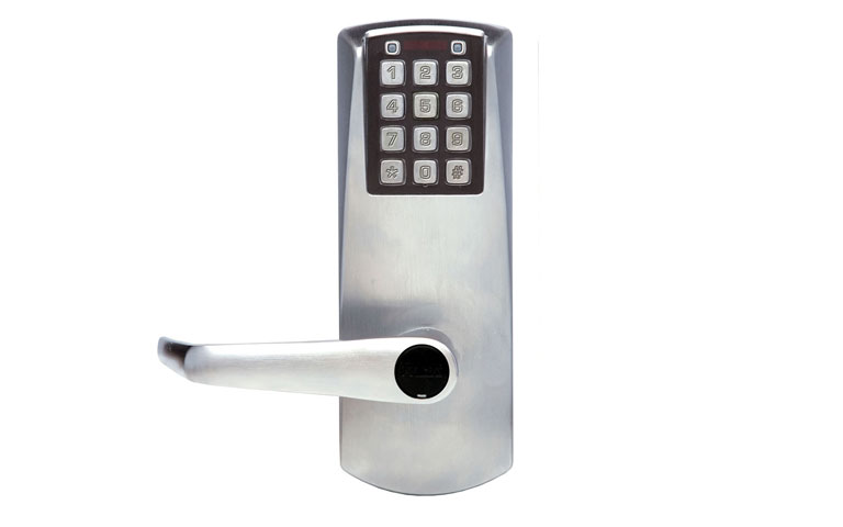 Weatherproof digital lock that allows multiple user codes.