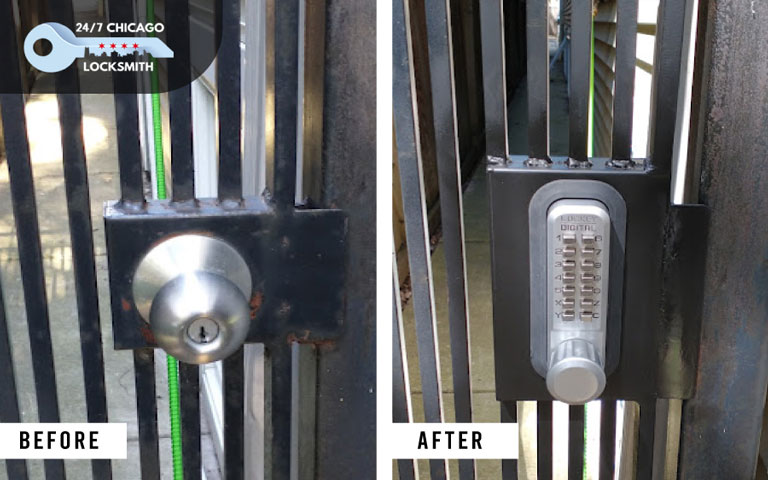 Iron Gate Welding Lock Service in Chicago