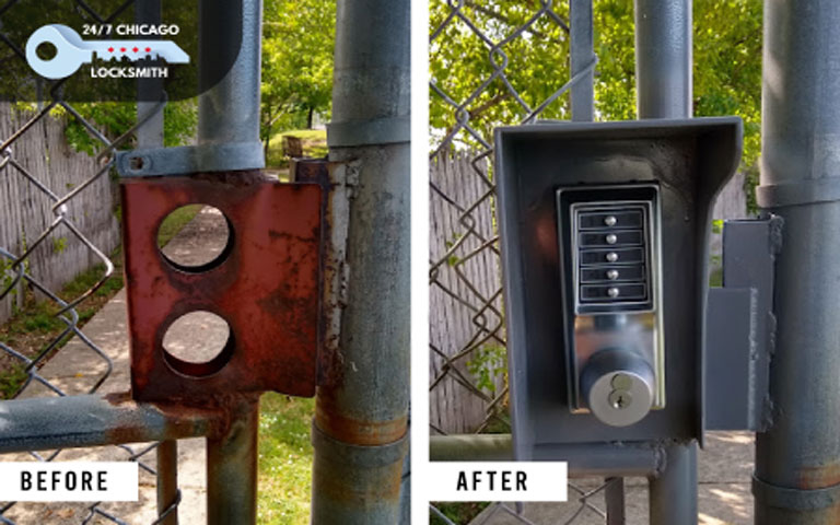 Iron Gate Welding Lock Service in Chicago