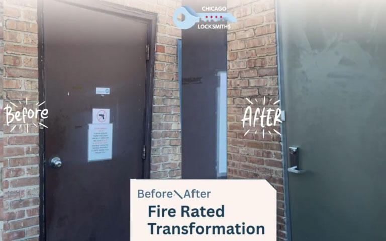 Chicago Locksmith Fire Rated Door Installation