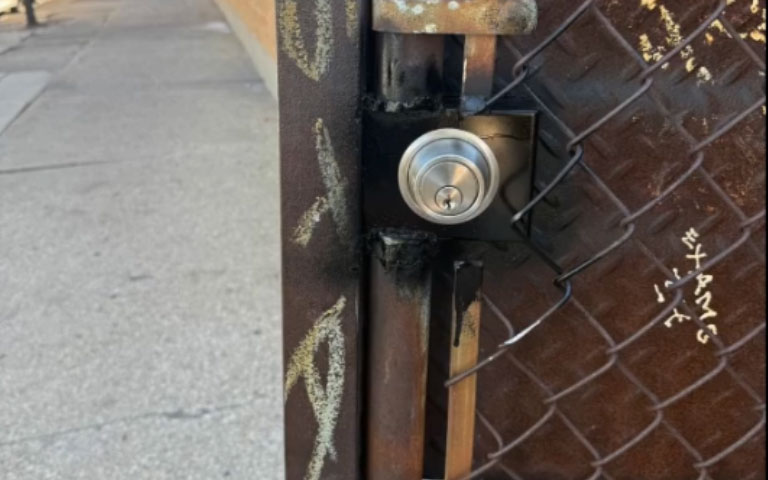 New Lock Installation